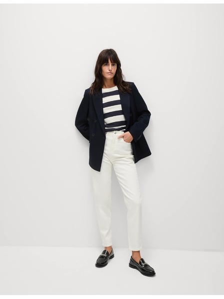 Marks & Spencer Magas derekú Mom fazonú farmer Marks & Spencer krém