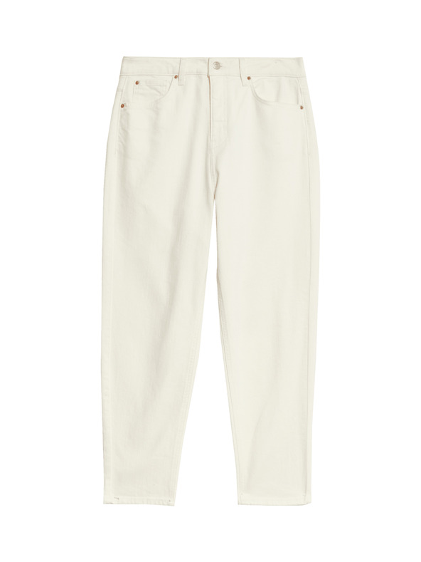 Marks & Spencer Magas derekú Mom fazonú farmer Marks & Spencer krém