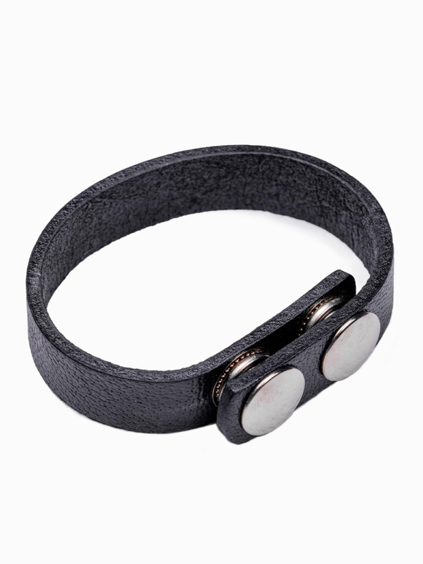 Ombre Clothing Férfi bőr kiegészítő szett - fekete A654 Ombre Clothing