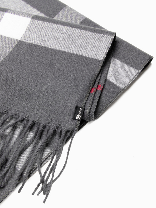 Ombre Clothing Férfi sál - szürke/fehér A408 Ombre Clothing