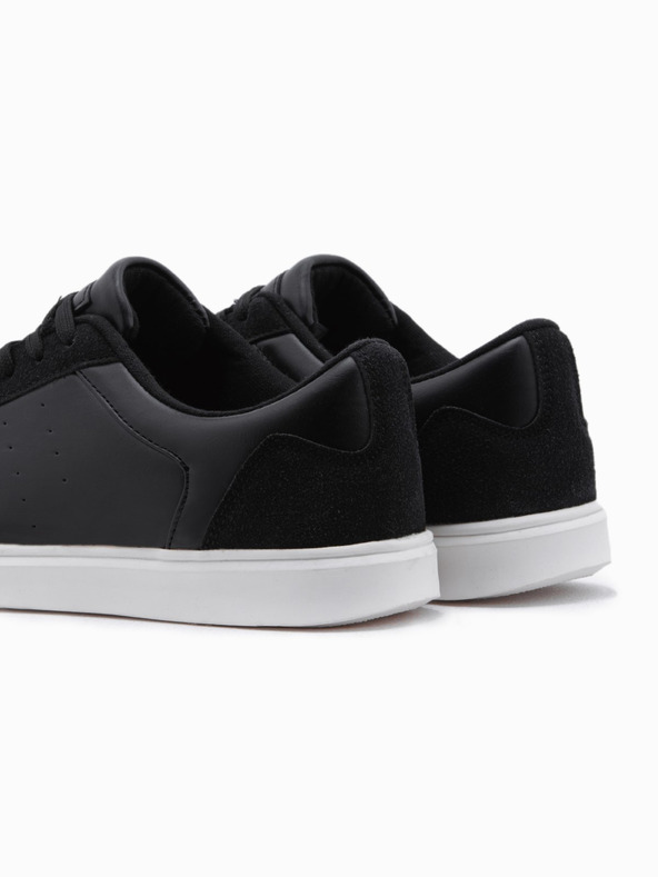 Ombre Clothing Laza férfi OLDSCHOOL tornacipő - fekete V2 OM-FOCS-0104 Ombre Clothing