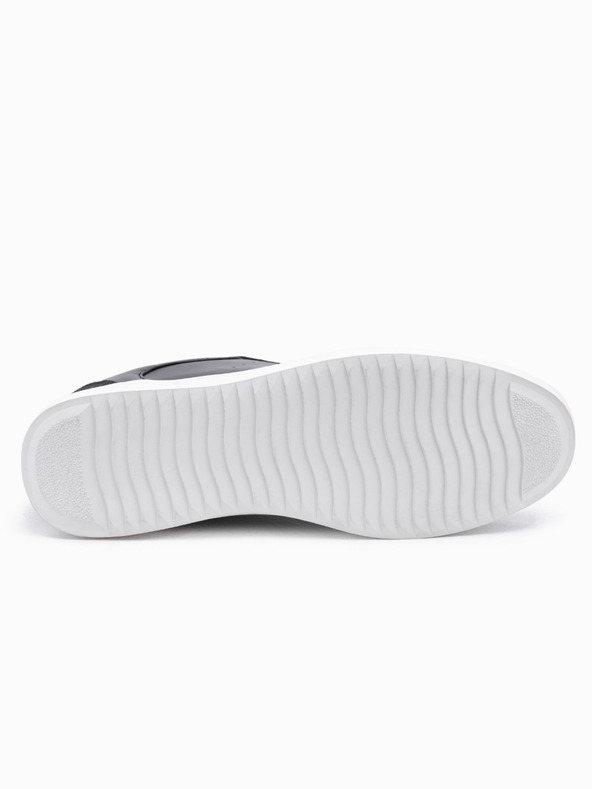 Ombre Clothing Laza férfi OLDSCHOOL tornacipő - fekete V2 OM-FOCS-0104 Ombre Clothing