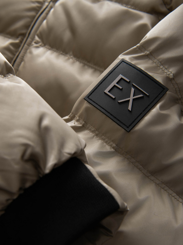 Ombre Clothing Férfi steppelt dzseki fénnyel és állógallérral - világos szürke V5 OM-JALP-0218 Ombre Clothing