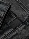 Ombre Clothing Férfi farmerkatana dzseki mosással - grafitszürke V5 OM-JADJ-0219 Ombre Clothing