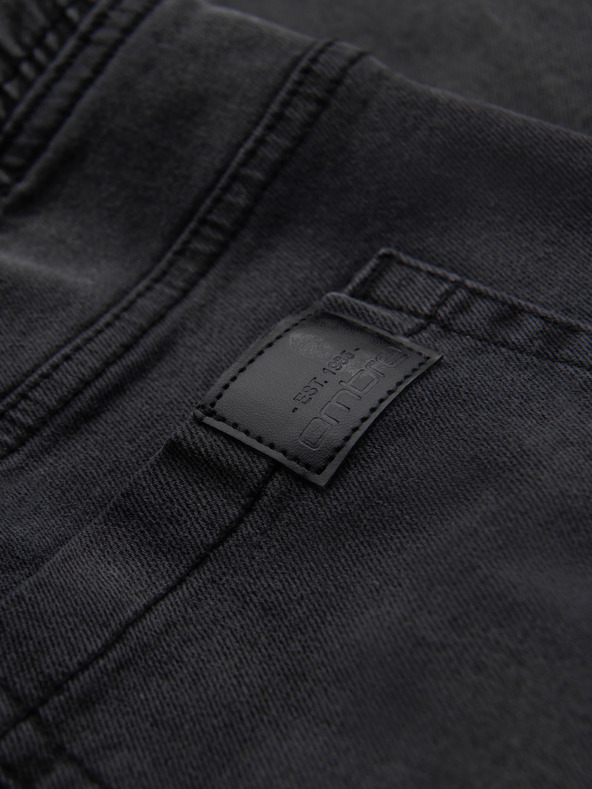 Ombre Clothing Férfi JOGGERS farmernadrág mosott hatással - szürke V3 OM-PADJ-0267 Ombre Clothing