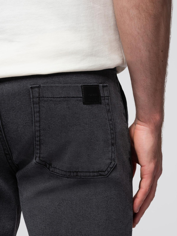 Ombre Clothing Férfi JOGGERS farmernadrág mosott hatással - szürke V3 OM-PADJ-0267 Ombre Clothing