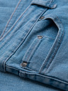 Ombre Clothing Férfi klasszikus SLIM FIT farmer elastánnal - világoskék V2 OM-PADP-0216 Ombre Clothing