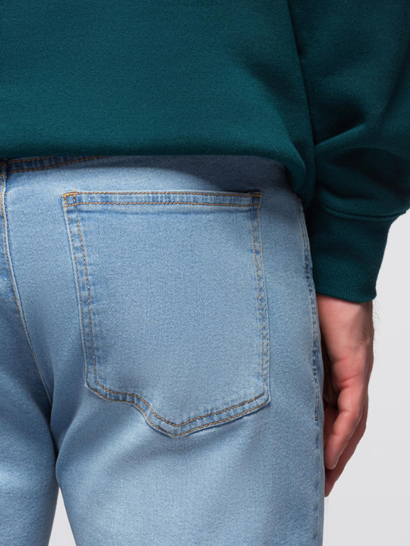 Ombre Clothing Férfi JOGGERY farmernadrág klasszikus hasítékkal - világoskék V1 OM-PADJ-0265 Ombre Clothing