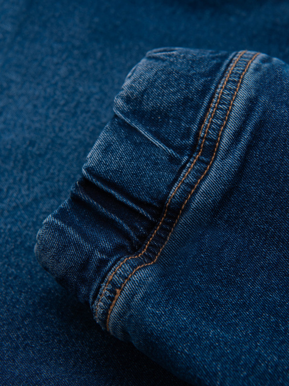 Ombre Clothing Férfi JOGGERS farmernadrág klasszikus hasítékkal - kék V2 OM-PADJ-0265 Ombre Clothing