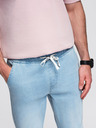 Ombre Clothing Férfi JOGGERS farmernadrág mosott hatással - világoskék V1 OM-PADJ-0267 Ombre Clothing