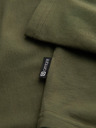 Ombre Clothing Férfi garbó hosszú ujjal - sötét oliva zöld V4 OM-LSCL-0130 Ombre Clothing