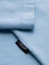Ombre Clothing Férfi pamut LOOSE FIT póló kerek nyakkivágással - kék V7 OM-TSBC-0267 Ombre Clothing