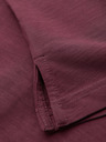 Ombre Clothing Férfi polo póló díszítő gombokkal - bordó V6 S1744 Ombre Clothing