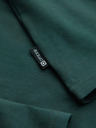 Ombre Clothing Férfi garbó hosszú ujjal - sötét zöld V7 OM-OM-LSCL-0130 Ombre Clothing