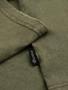 Ombre Clothing Férfi póló mosott hatással - oliva V4 OM-TSWT-0116 Ombre Clothing