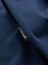 Ombre Clothing Férfi pamut LOOSE FIT póló kerek nyakkivágással - sötét kék V9 OM-TSBC-0267 Ombre Clothing