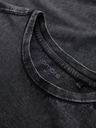 Ombre Clothing Férfi mosott hatású póló - fekete V1 OM-TSWT-0116 Ombre Clothing