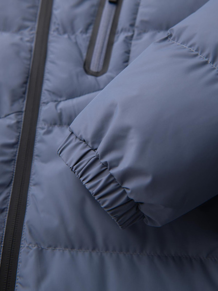 Ombre Clothing Férfi melegített steppelt kabát raglan ujjakkal - faded purple V6 OM-JAHP-0302 Ombre Clothing