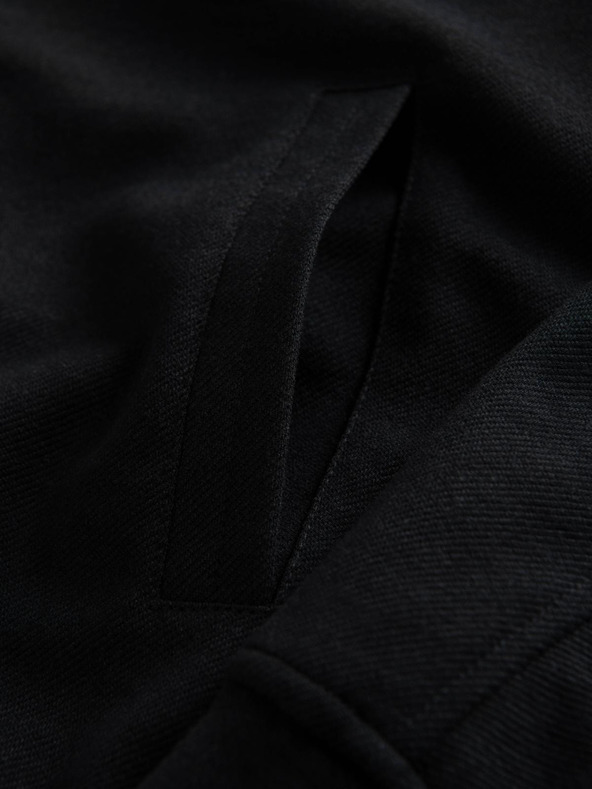 Ombre Clothing Férfi bomber kabát raglan ujjakkal - fekete V1 OM-JANP-0159 Ombre Clothing