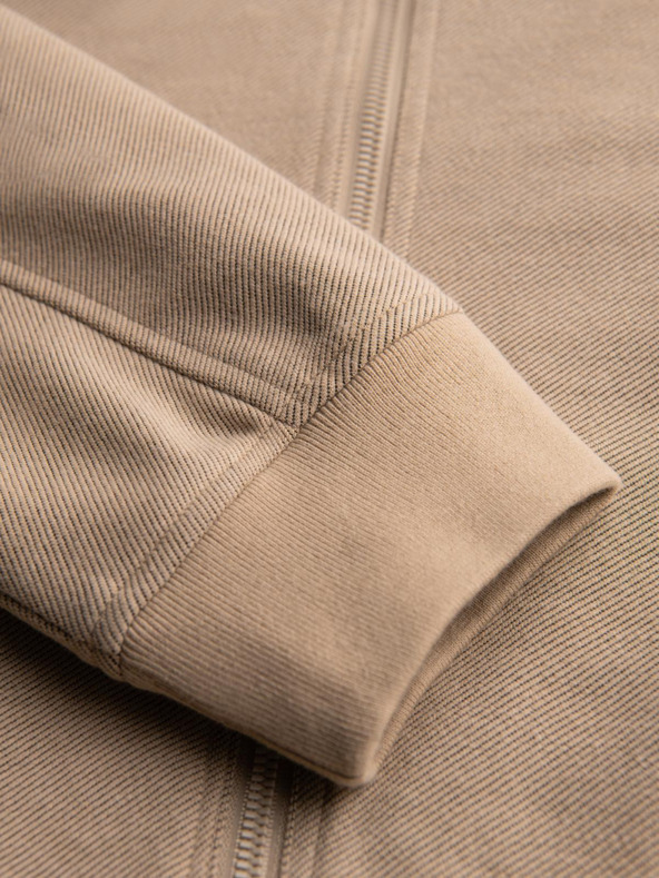 Ombre Clothing Férfi bomber kabát raglan ujjakkal - meleg bézs V2 OM-JANP-0159 Ombre Clothing