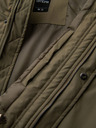 Ombre Clothing Férfi klasszikus hosszú parka kabát - olívazöld V3 OM-JAPJ-0313 Ombre Clothing