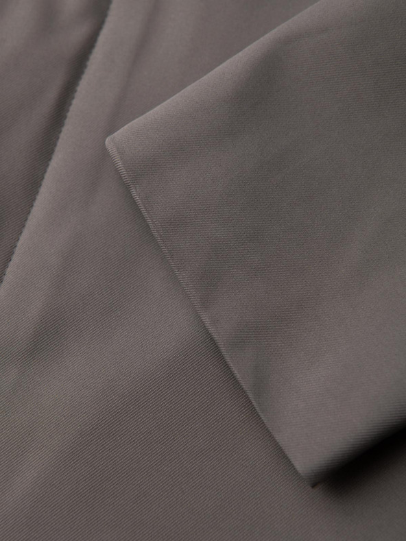 Ombre Clothing Férfi minimalista kabát levehető mellénnyel - hamu V6 OM-COLC-0139 Ombre Clothing