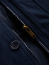 Ombre Clothing Elegáns férfi parka zsebekkal és kapucnival - sötétkék V2 OM-JAPJ-0287 Ombre Clothing