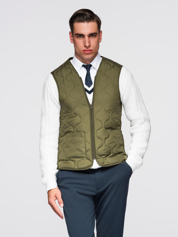 Ombre Clothing Férfi hosszú egysoros kabát magas gallérral és béléssel - sötétkék V3 OM-COWC-0135 Ombre Clothing