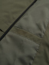 Ombre Clothing Férfi funkcionális átmeneti kabát kapucnival - olívazöld V2 OM-JANP-0225 Ombre Clothing