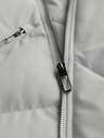 Ombre Clothing Férfi steppelt kabát kapucnival - világosszürke V4 OM-JAHP-0252 Ombre Clothing
