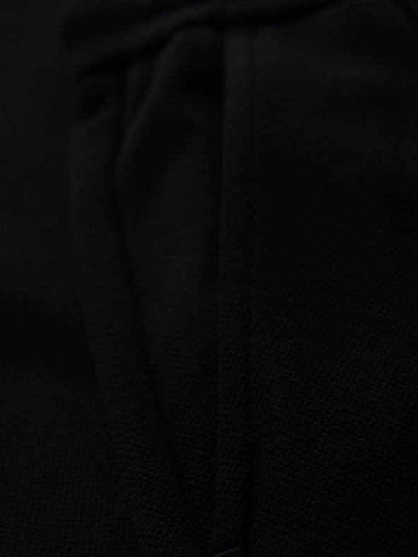 Ombre Clothing Férfi nadrág piké kötöttből állítható derekkal - fekete V2 OM-PACP-0283 Ombre Clothing