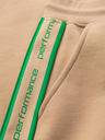Ombre Clothing Férfi sportnadrág szegélyezéssel - barna V1 OM-PASK-0284 Ombre Clothing