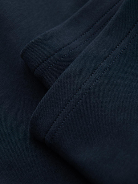 Ombre Clothing Férfi nadrág egyenes szárral és gumi részletekkel - sötét kék V2 OM-PASK-0281 Ombre Clothing