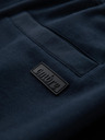 Ombre Clothing Férfi nadrág egyenes szárral és gumi részletekkel - sötét kék V2 OM-PASK-0281 Ombre Clothing