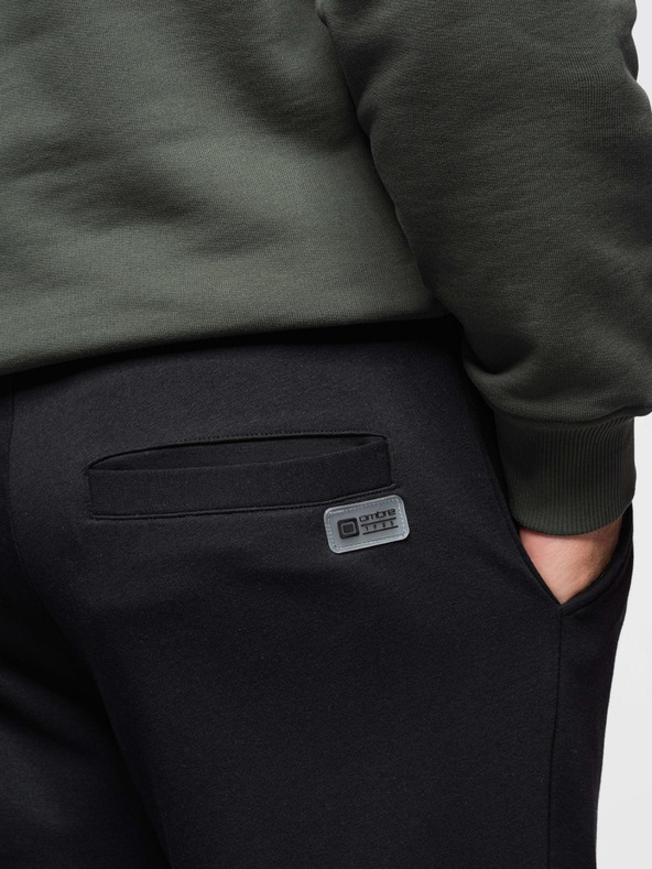 Ombre Clothing Férfi jogger nadrág - fekete V2 OM-PASK-0280 Ombre Clothing