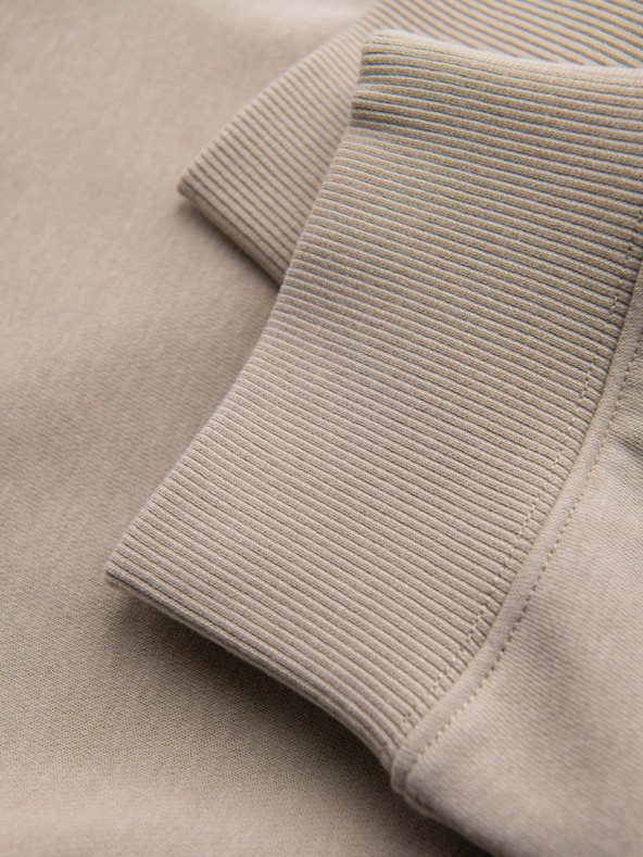 Ombre Clothing Férfi jogger nadrág - bézs V3 OM-PASK-0280 Ombre Clothing