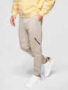 Ombre Clothing Férfi jogger nadrág - bézs V3 OM-PASK-0280 Ombre Clothing