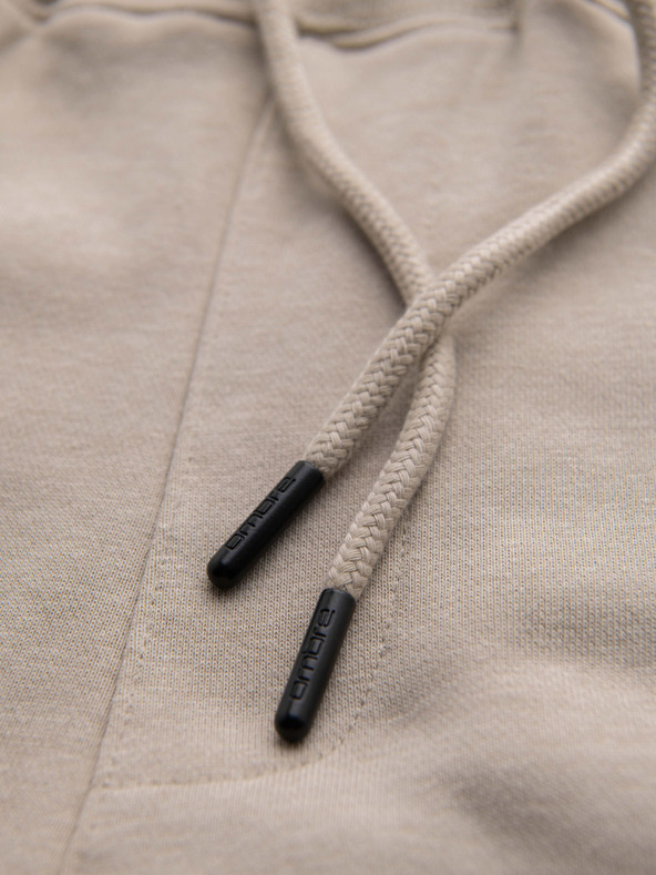 Ombre Clothing Férfi jogger nadrág - bézs V3 OM-PASK-0280 Ombre Clothing