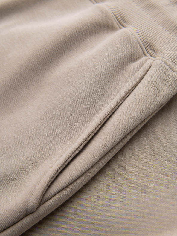 Ombre Clothing Férfi jogger nadrág - bézs V3 OM-PASK-0280 Ombre Clothing