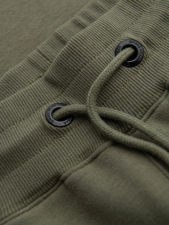 Ombre Clothing Férfi jogger nadrág - oliva V4 OM-PASK-0280 Ombre Clothing