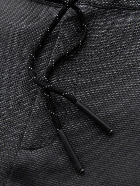 Ombre Clothing Férfi kötött nadrág rugalmas derekkal - sötét szürke V2 OM-PACP-0116 Ombre Clothing