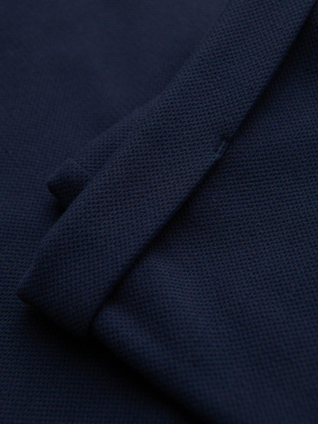 Ombre Clothing Férfi nadrág piké kötöttből állítható derekkal - sötét kék V1 OM-PACP-0283 Ombre Clothing