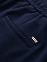 Ombre Clothing Férfi nadrág piké kötöttből állítható derekkal - sötét kék V1 OM-PACP-0283 Ombre Clothing