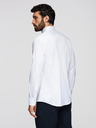 Ombre Clothing Férfi pamut ing REGULAR FIT finom mintával - fehér V1 K698 Ombre Clothing