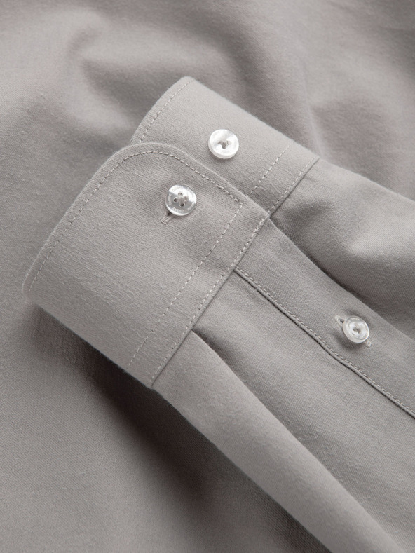 Ombre Clothing Férfi ing klasszikus regular fit szabással - szürke V1 K694 Ombre Clothing