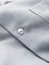 Ombre Clothing Férfi ing klasszikus regular fit szabással - szürke melange V2 K694 Ombre Clothing