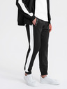 Ombre Clothing Férfi oldschool melegítő szett kapucnis pulóver + jogger nadrág - fekete V1 Z118 Ombre Clothing
