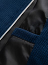 Ombre Clothing Férfi strukturált dzseki magas nyakkivágással - sötétkék V1 OM-JANP-0229 Ombre Clothing