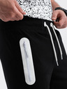 Ombre Clothing Férfi melegítő rövidnadrág - fekete V3 W239 Ombre Clothing
