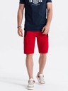 Ombre Clothing Férfi melegítő rövidnadrág - piros V2 W239 Ombre Clothing